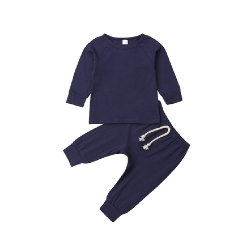 Conjunto de Ropa de Algodón para Bebé y Niño
