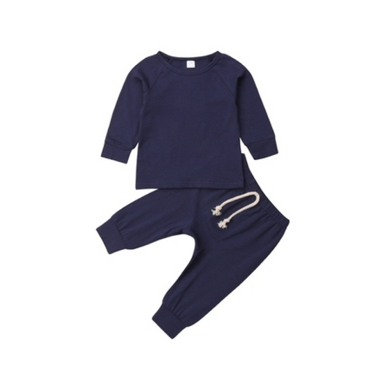 Conjunto de Ropa de Algodón para Bebé y Niño