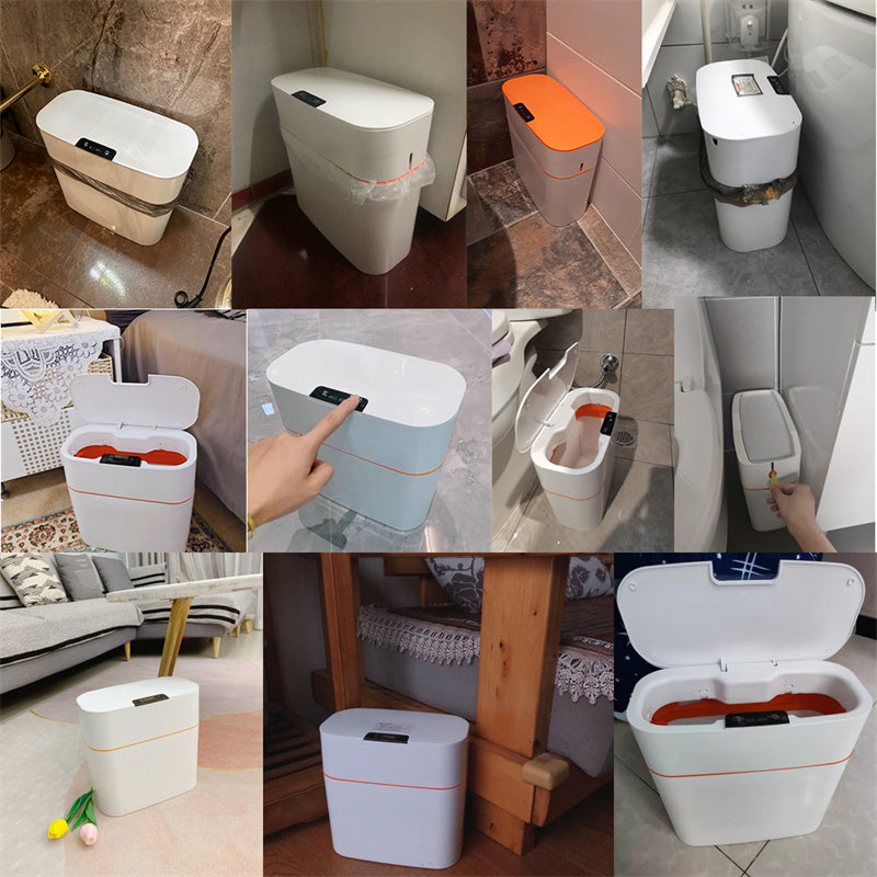 Cubo de Basura Inteligente con Sensor y Tapa Automática 20L