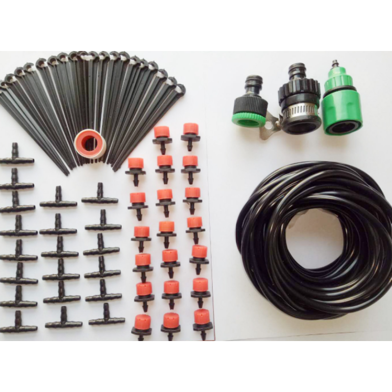 Kit de Riego por Microgoteo de 25 Metros para Jardín