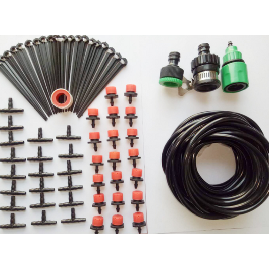 Kit de Riego por Microgoteo de 25 Metros para Jardín